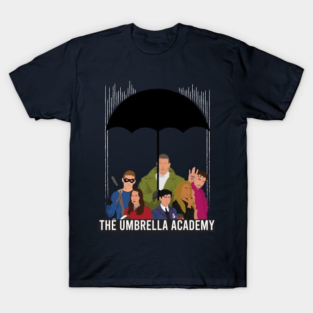 Umbrella Academy Minimalist T-Shirt by Bruno.Artist 